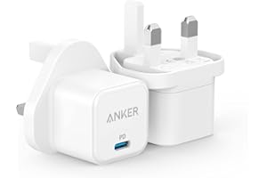 USB C Plug, Anker 2-Pack PowerPort III 20W Cube Fast Charger for iPhone 15/15 Pro/15 Pro Max/14 Pro/14 Pro Max, Galaxy, iPad (Cable Not Included)