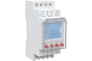 Plikc Horis AS2 Timer - Interruttore orario/crepuscolare digitale (Astronomico 2 canali)