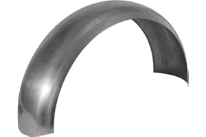 Hansen Styling Parts Universeller Heckfender aus Stahl oberflächenverzinkt Breite: 180 mm Dicke: 1 mm ohne Bördelung