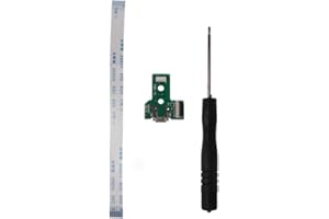 NA. RipengPI Scheda Circuito Slim USB Piastra di ricarica Controller Porta JDS-030 12 Pin Cavo di Alimentazione Flessibile Parti di Ricambio per Playstation 4 PS4 Controller