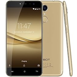 CUBOT Note Plus(2017) - Smartphone Libre 4G Android 7.0, (Pantalla táctil 5.2" HD, 2800mAh batería, 3GB Ram + 32GB ROM, Quad core, Dual SIM, Cámara 16Mp, 1.5 GHz),dorado [ CUBOT OFICIAL ]