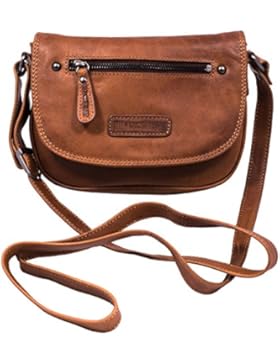 Hill Burry Handtasche - UmhÃ¤ngetasche / Organizer | Schultertasche aus naturgegerbtem echtem Leder - Reise-Bag...