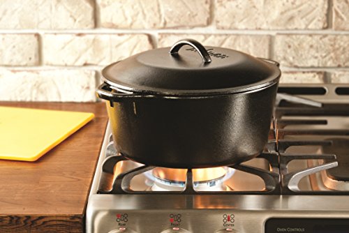 Lodge Logic L8DOL3 Schmortopf mit Schlaufengriffen, bereits eingebrannt, 4,7 l - 4