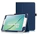 Produktbild Invero® Premium Hülle Ledertasche umfasst Ständer Feature, Displayschutzfolie und Eingabestift Kugelschreiber für Samsung Galaxy Tab S2 8,0 Zoll SM-T710 T715 (Blau / Blue)