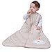 Produktbild schlafsack baby winter mädchen junge bio Baumwolle neugeboren schlafanzug Hund Weiß - Ganzjährig Kinderschlafsack 2.5 tog/ 90CM(12-18Monat).