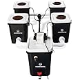 MushroomTec Deep Water Culture 20 Litre Bubble Flow Buckets DWC RDWC Hydroponic Growing System Kits