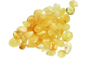 AMBER PARADISE Butterscotch Baltic Amber Beads Roundish, Loose, with Holes, Polished, Weight: 10 Gram, Amber Size: 5mm-7mm, Amber Colour: Butter - Butterscotch - Milky. Beads are Ready for Jewellery Making.