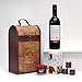 Produktbild Die Premium Clarendon Vintage, Holz, Truhe, Präsentkorb mit and Versare Shiraz Rotwein-Luxury Xmas Geschenk für Herren Und Damen, Geburtstag, Hochzeit, Jubiläum, Corporate Geschenke