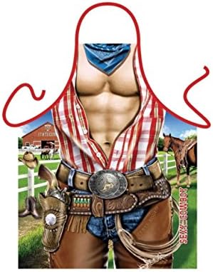 Sexy Cowboy Novelty Funny Apron