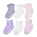 6 Pairs Baby Socks Anti Slip Skid Foot Socks for 18 - 36 Months Infants and Toddlers