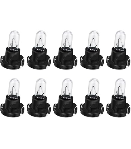 4 LED T5 B8.5D Rouge Ampoules Pour Tableau de Bord Et 12V EUR 4,91