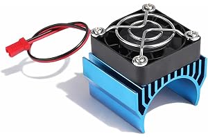 RC motor kylfläns med fläkt, RC kylfläkt för 1/10 elektriska RC bilar 540/550/3650 reservdelstillbehör