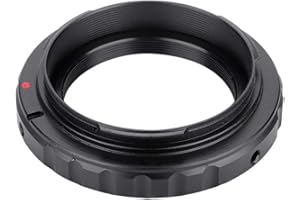 EBTOOLS T2 / T Mount T/T2-EOS Objektiv Adapterring Aluminium Objektiv Konverter Aluminium Objektiv Adapter Ring für Canon EOS EF DSLR 650D 60D 550D