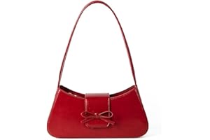 YingStar Small Shoulder Bags Women Leather Mini Handbag Underarm Bag Ladies Crescent Bag Y2K Dumpling Bag Small Tote Half Moon Bag Retro Hobo Hand Bags Leather Shoulder Bag for Work Holiday Gifts