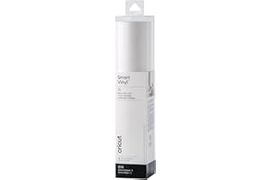 Cricut 2009052 Smart Vinyl Removable | 1 Sheet | 33cm x 3.6m | White, (12ft), 3.6m (12ft)