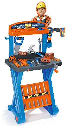 Preisvergleich Produktbild Smoby 360306 - Bob der Baumeister Erste Werkbank mit Akkuschrauber