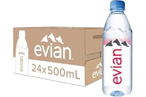 Evian Eau plate 500 ml - Lot de 24
