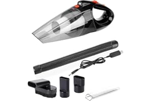 Awlve Oryzom Ultra-starker Akku-Handstaubsauge, Beutelloser Handstaubsauger mit LED-Licht, Handsauger für Nass & Trocken, Leicht und leise, 2025 Testsieger, für Autositze, Teppich, Treppe, Tierhaare