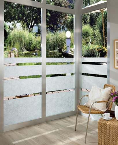 d-c-fix Fensterfolie Glasfolie Glasdekorfolie transparent selbstklebend Nr.24 F346-0350 „Reispapier“ 200 x 45cm - 2