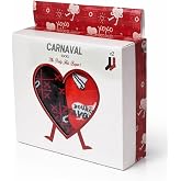 Carnaval Socks Sevgililer G&uuml;n&uuml; &Ouml;zel Tasarım &Ccedil;orap Seti, Romantik Desenli Unisex Hediye &Ccedil;orap, Pamuk, 2'li, 37-44 Numara