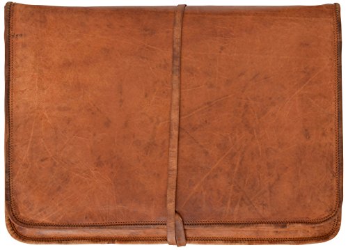 Laptoptasche Gusti Leder  Clay  Notebook-Tasche Aktentasche Ledertasche B  ro Unitasche Collegetasche Vintage Notebook-H  lle Damen Herren Braun L10b