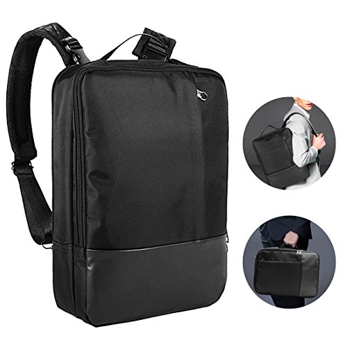 Preisvergleich Produktbild Computer Tasche, Schwarz Laptop Hülle, KKtick Notebook Tasche Multifunktionale Wasserfeste Aktentasche Sleeve Hülle Laptop Tasche Laptop Rucksack Tasche Messenger Bag