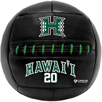 Simply Belle Fitness Medicine Ball, University of Hawaii, 10 lb