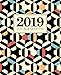 Produktbild Agenda 2019: 19x23cm: Agenda 2019 settimanale italiano: motivo geometrico nero rosso e blu 5005