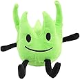 MGKEOUF Dream Island Plush, Bf-di Plushies Soft Doll Stuffed Pillow, Green Stuffed Figurine, Green Grass Game Character Throw Pillow bf-di Plushies Cuddle Figure Cushion Home Sofa Decoration