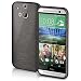 Produktbild HTC One M8 Hülle Silikon Schwarz [OneFlow Brushed Back-Cover] TPU Schutzhülle Ultra-Slim Handyhülle für HTC One M8/M8s Case Dünn Silikonhülle Rückseite Tasche