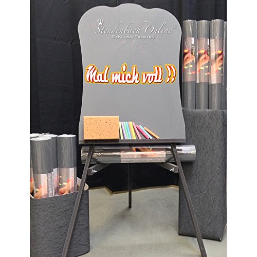 Glööckler Kindertapete Vlies Childrens Paradise 54169 Uni anthrazit. Maltapete, 10,05 x 0,53 Meter/ Der Preis für den qm 5,24 Euro