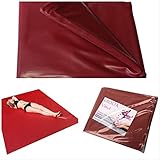 Inkontinenzlaken Unterlaken Matratzenauflage dunkelrot 160×220 cm Inkontinenzauflage Inkontinenz-Bettlaken auch für Kinder von eXODA - 5