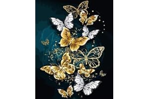 TOOINKCV Kit di pittura con diamanti 5D fai da te, kit per pittura con diamanti in base ai numeri, strass a punto croce, per bambini, adulti, decorazione da parete (2)