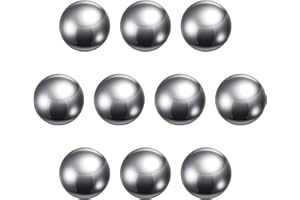 sourcing map 10uds 20mm Carbono Acero Rodamiento Bolas Precisión Pulido