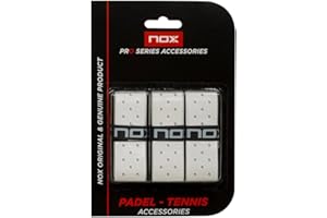NOX Blister 3 Overgrips Perforated White Overgrip