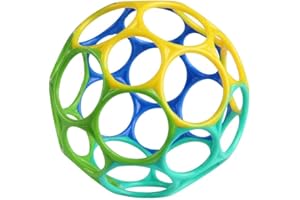 DAMX Baby Spielzeug Oball Greifball Classic - Flexibles und leicht greifbares Design, für Kinder jeden Alters, Bunt (Mehrfarbig)