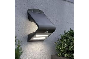SOLAR CENTRE SolarCentre® V Light Pro Outdoor Solar Motion Activated PIR Security Light - Black