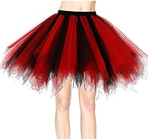 Dresstells Damen Tutu Unterkleid Kurz Ballett Tanzkleid Ballklei Abendkleid Gelegenheit Zubeh&ouml;r
