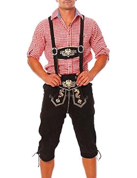 Engelleiter Herren Trachten Adler II Lederhose mit Smartphone Seitentasche