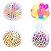 Produktbild YoungRich 4 STÜCKE Mini Antistressball Gummi Vent Bälle Stressabbau Anti-Stress Squishy Spielzeug Ball für Studenten Erwachsene 6x6x6 cm Bunt