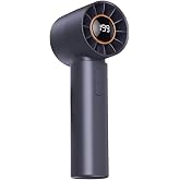 Taşınabililir Mini Usb Şarjlı Turbo Dijital Ekranlı El Vantilat&ouml;r Fan Soğutucu T12 Gri