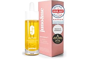 ‎JUNO & ME juno & me – Intimate Feel Good & Beauty Oil: After Shave Öl für Intimzone nach Rasur - mit 12 hochwertigen Ölen & Aloe Vera - bei Trockenheitsgefühl im Intimbereich - vegane Intimpflege Damen - 30ml