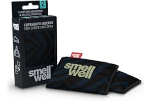 KLETTERRETTER SmellWell - Cuscino rinfrescante per scarpe, borse sportive o anche l'auto, con un profumo fresco (Black Zebra)