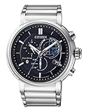 Citizen Herren Chronograph Solar Uhr mit Edelstahl Armband BZ1001-86E