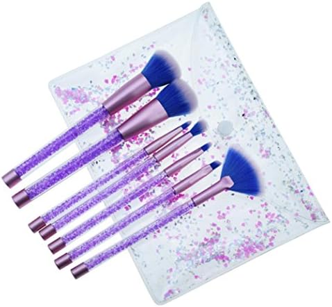 2018 New 7Pcs Makeup Brush Sets, GreatestPAK Lip Makeup Brush Eyeshadow Brush Set (Purple)