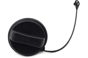 CANTONDZ Autotankdeckel Tankverschluss Kompatibel Mit Focus MK2 2005–2012 6G919030AD, Schwarz / Grau Silber, ABS + Gummi