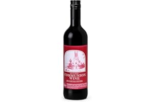 CHURCH SUPPLY Non Alcoholic Red Communion Wine – 75cl Bottle | 0%, No Added Flavours, Made in the UK | Premium Church Wine for Eucharist, Mass and Religious Ceremonies – Smooth & Fine