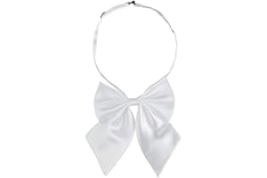 Uxcell Adjustable Pre-tied Bowknot Solid Color Halter Neck Costume Accessory Bow Tie for Women