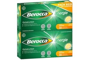 Bayer Berocca Energie Pack Eco 2 * 30 comprimés effervescents