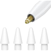 Microcase Apple Pencil 1-2 Nesil Pencil USB-C Pro ile Uyumlu Y&uuml;ksek Hassasiyetli Yedek U&ccedil; 4 Adet-AL4762